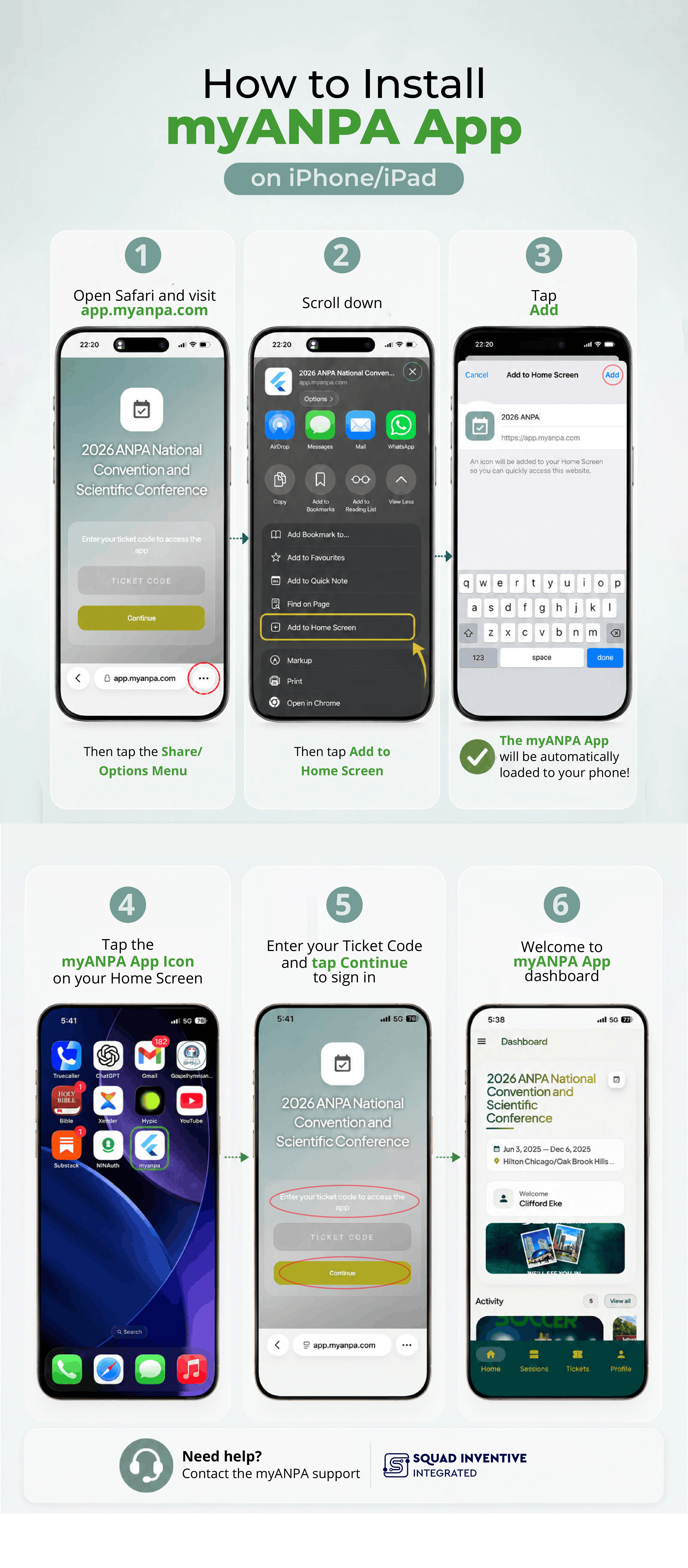 Event Ticket Purchase Steps